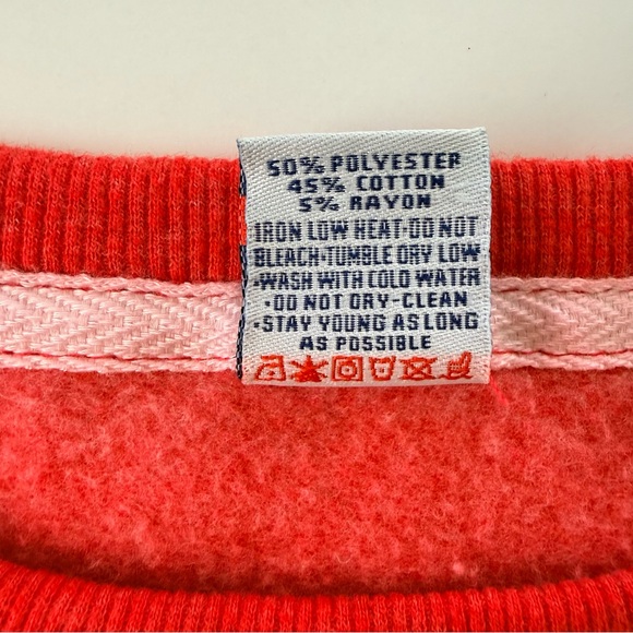 Charlie Hustle Kids KC Heart Sweatshirt Red & Gold Size 10 Kids - Picture 6 of 8